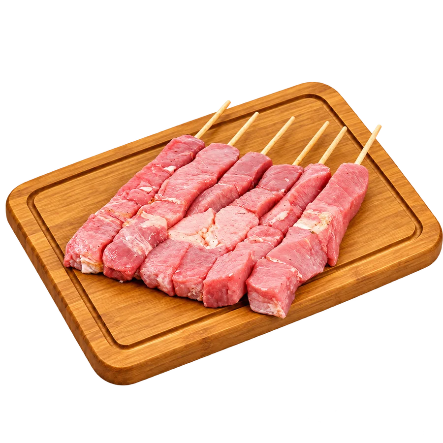 Espetinho de panceta