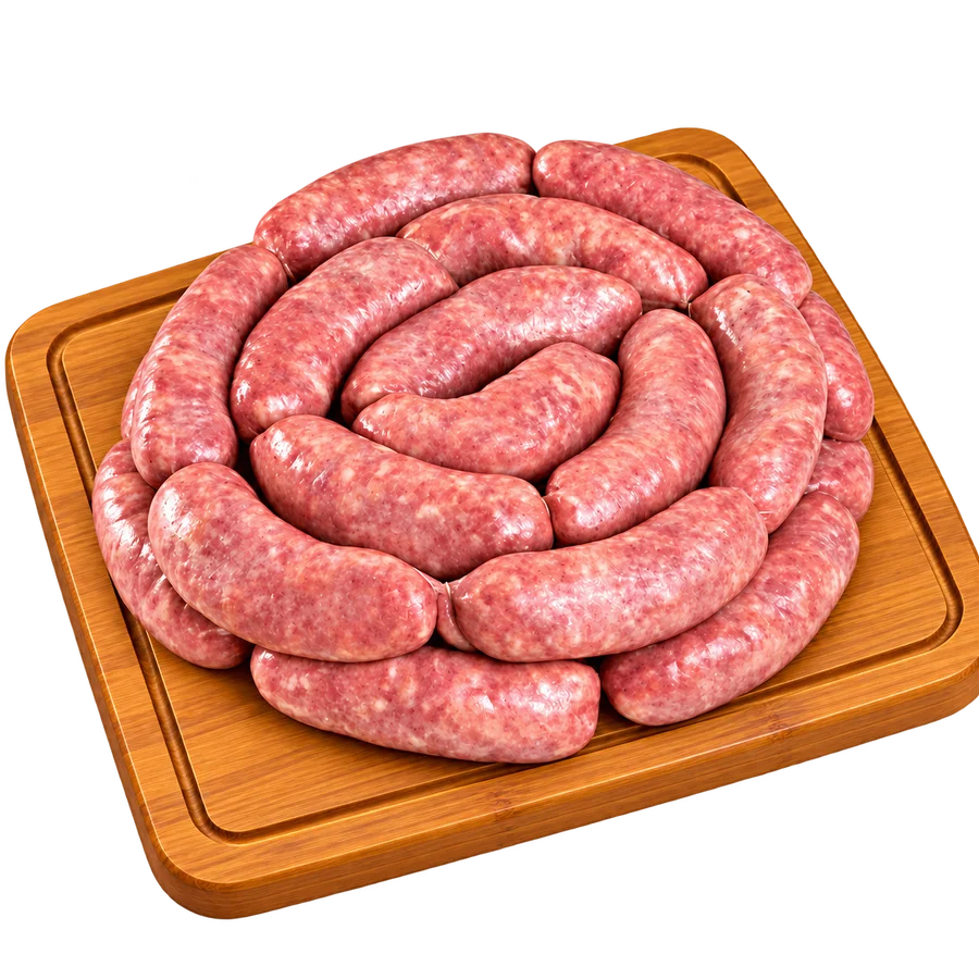 Linguiça de pernil grossa