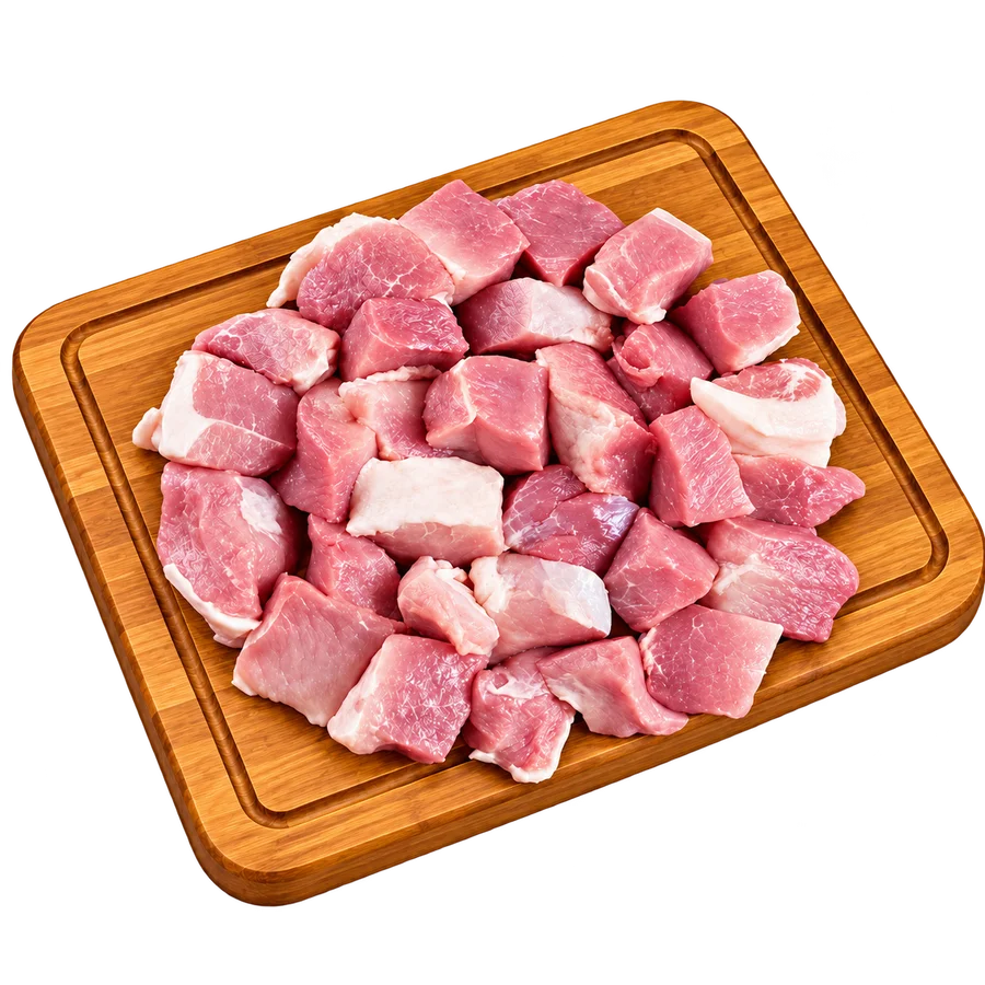 Pernil picado com osso
